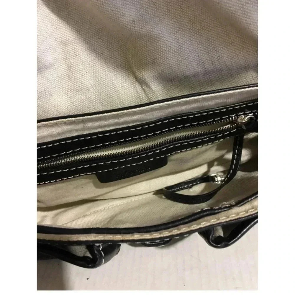 Michael Kors black leather shoulder handbag - Picture 5 of 12